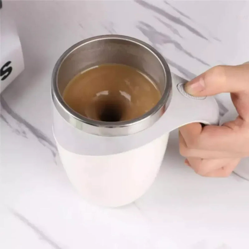 TurboBlend Mixer Mug in use